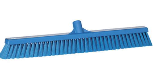 Vikan Hygiene veger blauw zachte vezels 60cm